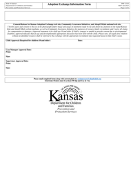 Form PPS5310 Adoption Exchange Information Form - Kansas, Page 6