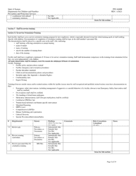 Form PPS8400B Emergency Shelter Site Visit Tool - Kansas, Page 4