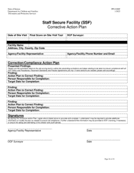 Form PPS8400F Staff Secure Facility (Ssf) Site Visit Tool - Kansas, Page 18