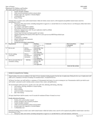 Form PPS8400F Staff Secure Facility (Ssf) Site Visit Tool - Kansas, Page 4