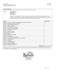 Form PPS8400H Quality Residential Treatment Program (Qrtp) Site Visit Tool - Kansas, Page 18