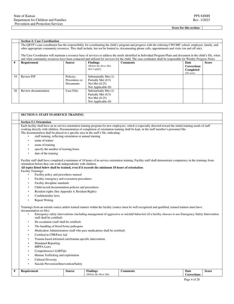 Form PPS8400H - Fill Out, Sign Online and Download Printable PDF ...