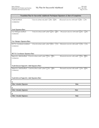 Form PPS3059 My Plan for Successful Adulthood - Kansas, Page 14