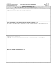 Form PPS3059 My Plan for Successful Adulthood - Kansas, Page 2