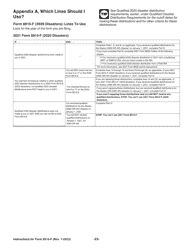 Instructions for IRS Form 8915-F Qualified Disaster Retirement Plan Distributions and Repayments, Page 23