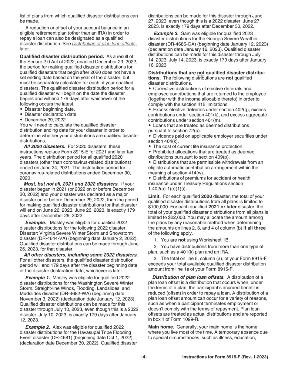 Download Instructions For IRS Form 8915 F Qualified Disaster Retirement download-instructions-for-irs-form-8915-f-qualified-disaster-retirement