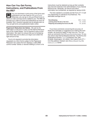 Instructions for IRS Form CT-1 X Adjusted Employer&#039;s Annual Railroad Retirement Tax Return or Claim for Refund, Page 28