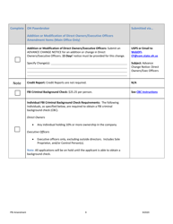 Pawnbroker Amendment Application - Ohio, Page 10