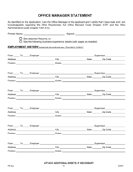 Pawnbroker Branch Office Application - Ohio, Page 11