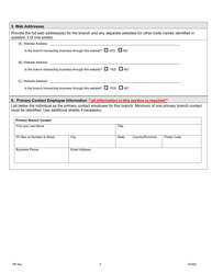 Pawnbroker Branch Office Application - Ohio, Page 5