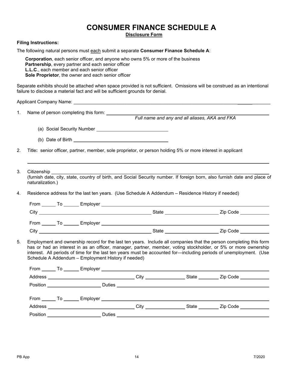 Pawnbroker Main Office Application - Ohio, Page 15