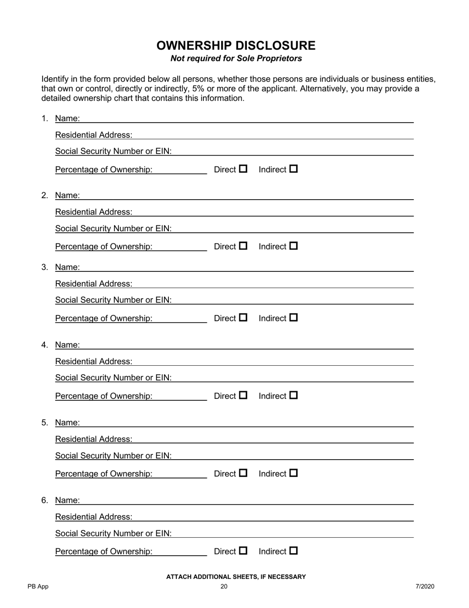 Pawnbroker Main Office Application - Ohio, Page 21
