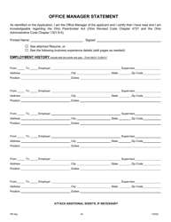 Pawnbroker Main Office Application - Ohio, Page 25