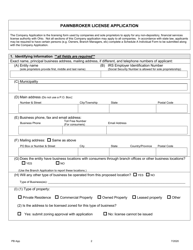 Pawnbroker Main Office Application - Ohio, Page 3