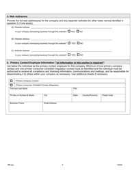 Pawnbroker Main Office Application - Ohio, Page 5