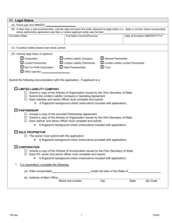 Pawnbroker Main Office Application - Ohio, Page 8