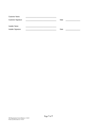 Net-Metering Registration Form - Vermont, Page 7