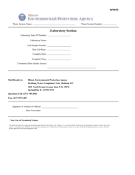 Nitrite Analysis Report Form - Illinois, Page 2