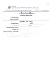 Document preview: Soc Analysis Report Form - Illinois