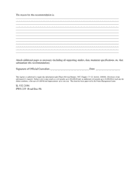 Form PWS235 (IL532-2194) Source Water Treatment Recommendation - Option 2 - Illinois, Page 2
