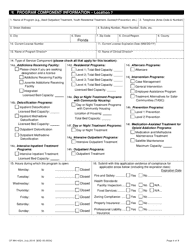 Form CF-MH4024 Application for Licensure to Provide Substance Use Services - Florida, Page 4