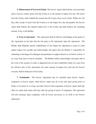 Impact Fee Escrow Agreement - Palm Beach County, Florida, Page 3