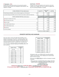 Wida Paper Screener Order Form - Michigan, Page 3