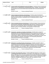 Form DCA BBS37A-662 Professional Clinical Counselor Degree Program Certification - Out-of-State Degree - California, Page 2