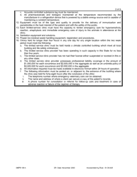 Form DBPR VM4 Application for a Limited-Service Veterinary Medical Practice Clinic Registration - Florida, Page 2