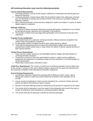 Form DBPR VM8 Continuing Education Course Approval Application - Florida, Page 2