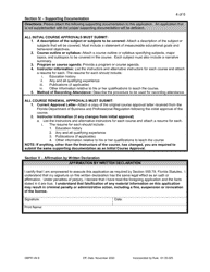 Form DBPR VM8 Continuing Education Course Approval Application - Florida, Page 4