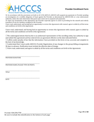 Provider Enrollment Form - Arizona, Page 19