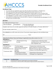 Provider Enrollment Form - Arizona, Page 4