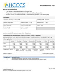 Provider Enrollment Form - Arizona, Page 6