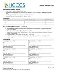 Provider Enrollment Form - Arizona, Page 8