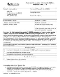 Formulario DE-202 Autorizacion Para Dar Informacion Medica Protegida a Ahcccs - Arizona (Spanish), Page 3