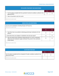 Conditional Release Report - Arizona, Page 4