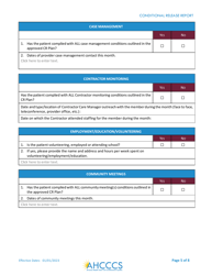 Conditional Release Report - Arizona, Page 5