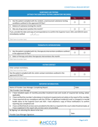 Conditional Release Report - Arizona, Page 6