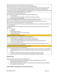 Application for Approval Direct Care Worker (Dcw) Training and Testing Program - Arizona, Page 3