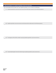Form CSO-1363A Outpatient Assessment Report - Arizona, Page 2