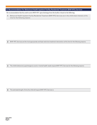 Form CSO-1364A Inpatient Assessment Report - Arizona, Page 3