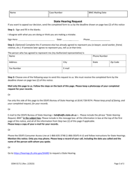 Form ODM01711 Notice of Denial of Your Request to Terminate Membership in Your Managed Care Organization for &quot;just Cause&quot; From the Office of Managed Care - Ohio, Page 3