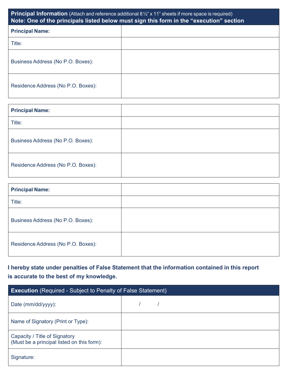 Combined Certificate of Reinstatement and Annual Report - Corporation - Stock and Nonstock - Connecticut, Page 3