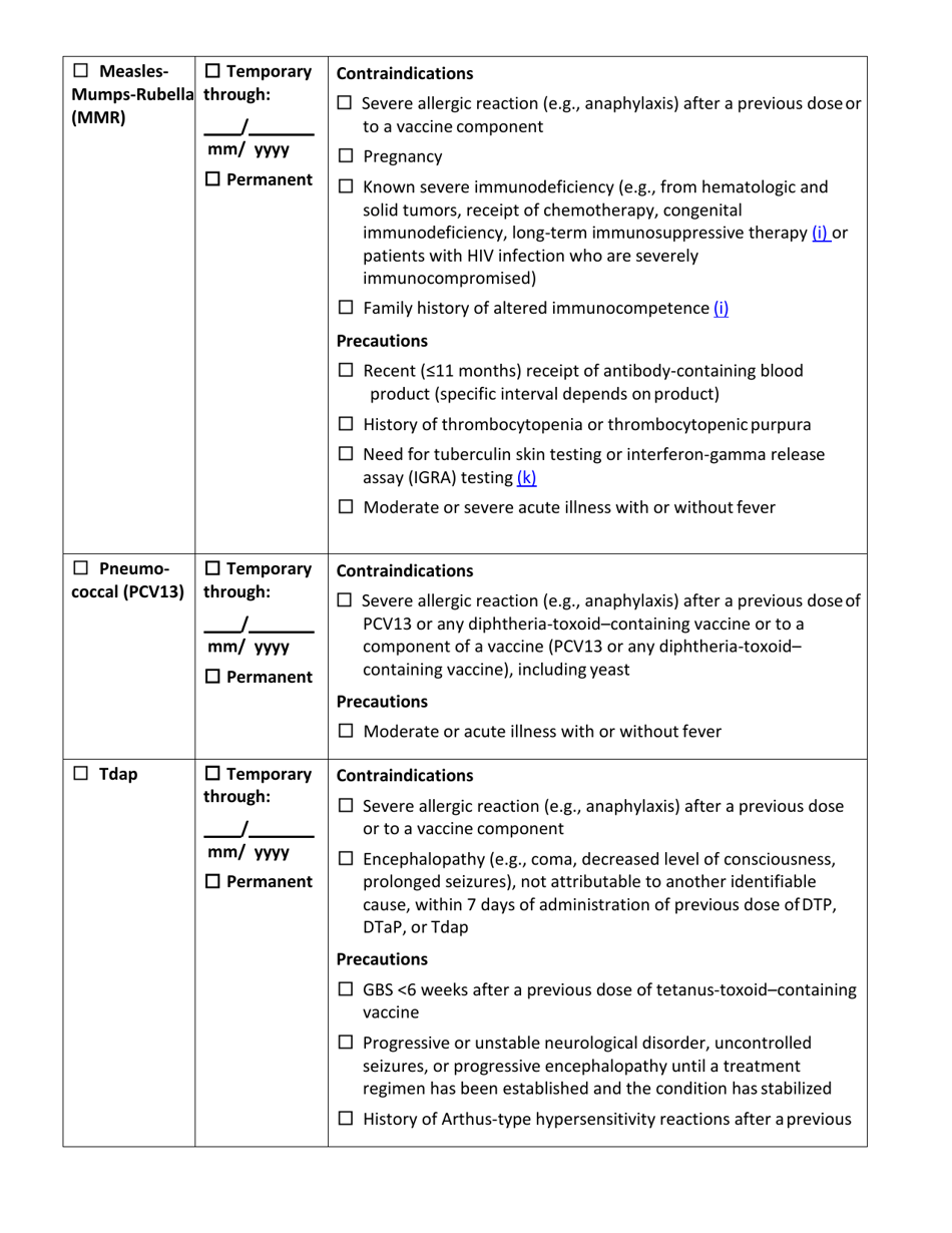 Student Medical Exemption Certificate for Required Immunizations - Connecticut, Page 5