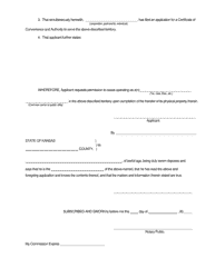 Form CO Application to Cease Operation - Kansas, Page 2