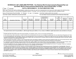 Form 528 Capital Improvement Petition: Seismic and Other Work Required by Law - City and County of San Francisco, California, Page 8