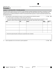 Form FTB3500 Exemption Application - California, Page 14