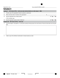 Form FTB3500 Exemption Application - California, Page 20