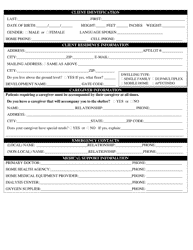 Palm Beach County Special Needs Shelter Application - Palm Beach County, Florida, Page 2